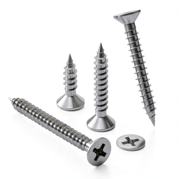 Black Wood Screw #10x3 100 Pcs Flat Head Self Tapping by Wensilon-4