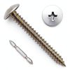 Etauwe Self Tapping Screw #6 x 1 Alloy Steel Truss Head White-0