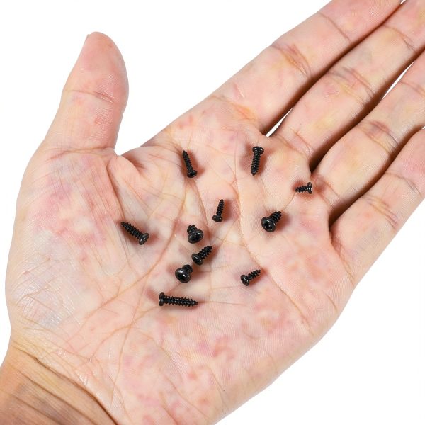 HanTof Self-Tapping Screws 750pcs Phillips Pan Head Carbon Steel Black-2