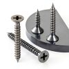 Black Wood Screw #10x3 100 Pcs Flat Head Self Tapping by Wensilon-2