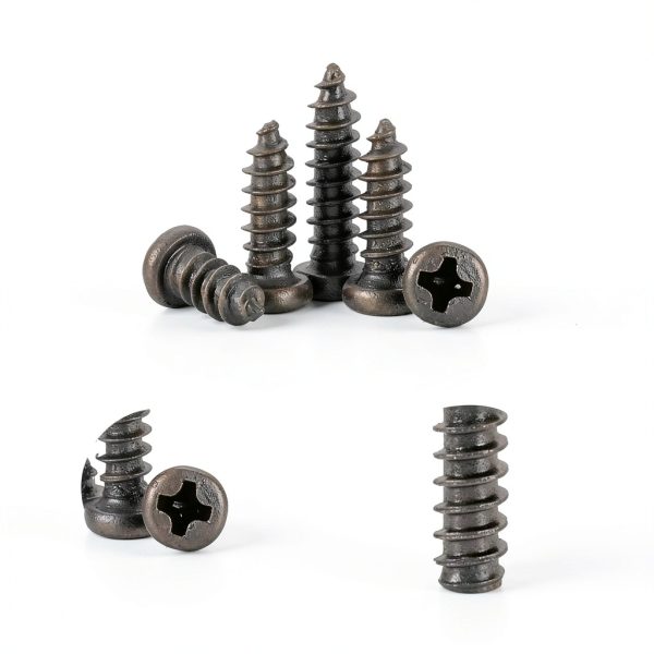 HanTof Self-Tapping Screws 750pcs Phillips Pan Head Carbon Steel Black-3