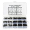 HanTof Self-Tapping Screws 750pcs Phillips Pan Head Carbon Steel Black-5