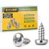 #6 x 3/8" Pan Head Screws SVLING 304 Stainless Self‑Tapping 400 pcs-0