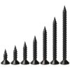 Black Wood Screw #10x3 100 Pcs Flat Head Self Tapping by Wensilon-1