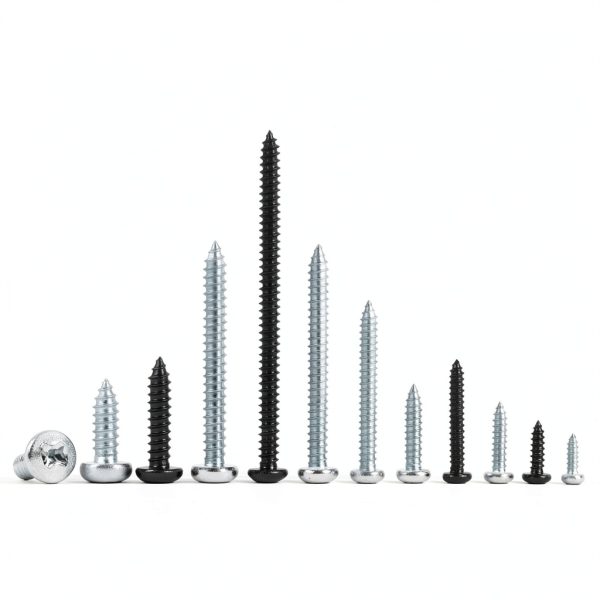 #6 x 3/8" Pan Head Screws SVLING 304 Stainless Self‑Tapping 400 pcs-3