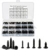 HanTof Self-Tapping Screws 750pcs Phillips Pan Head Carbon Steel Black-1